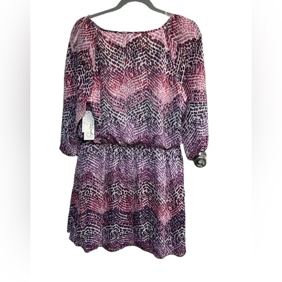 Speechless Purple Printed Dress - Picture 2 of 10